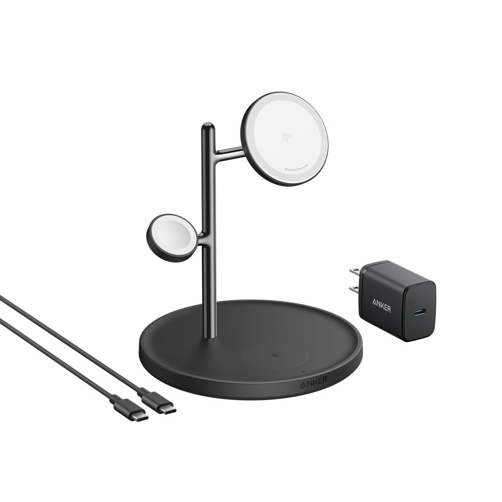 Anker MagGo Wireless Charging Station (3-in-1 Stand) Negros | Mexico VHE563471