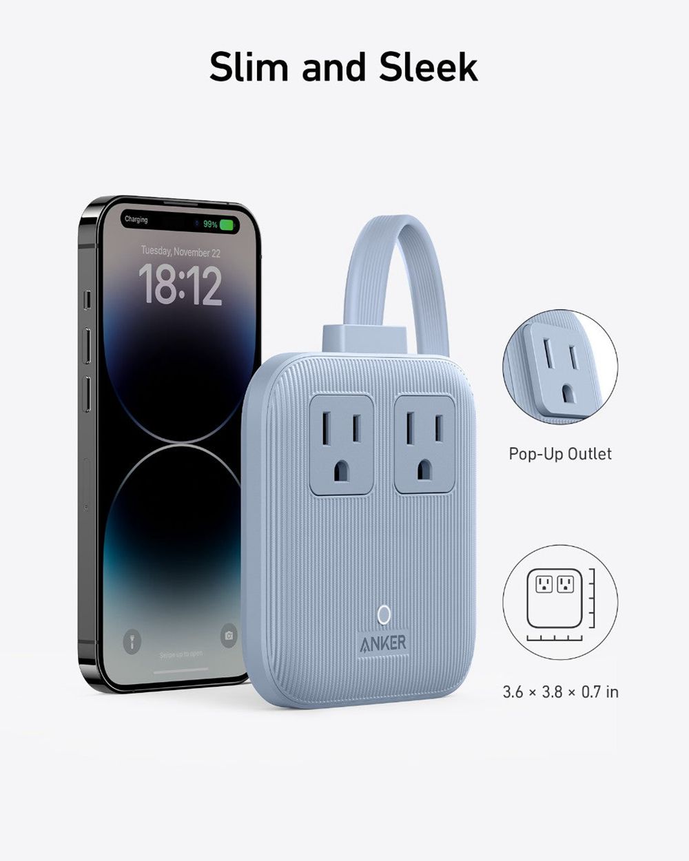 Anker Nano Charging Station (6-in-1 67W) Azules | Mexico SHK896371