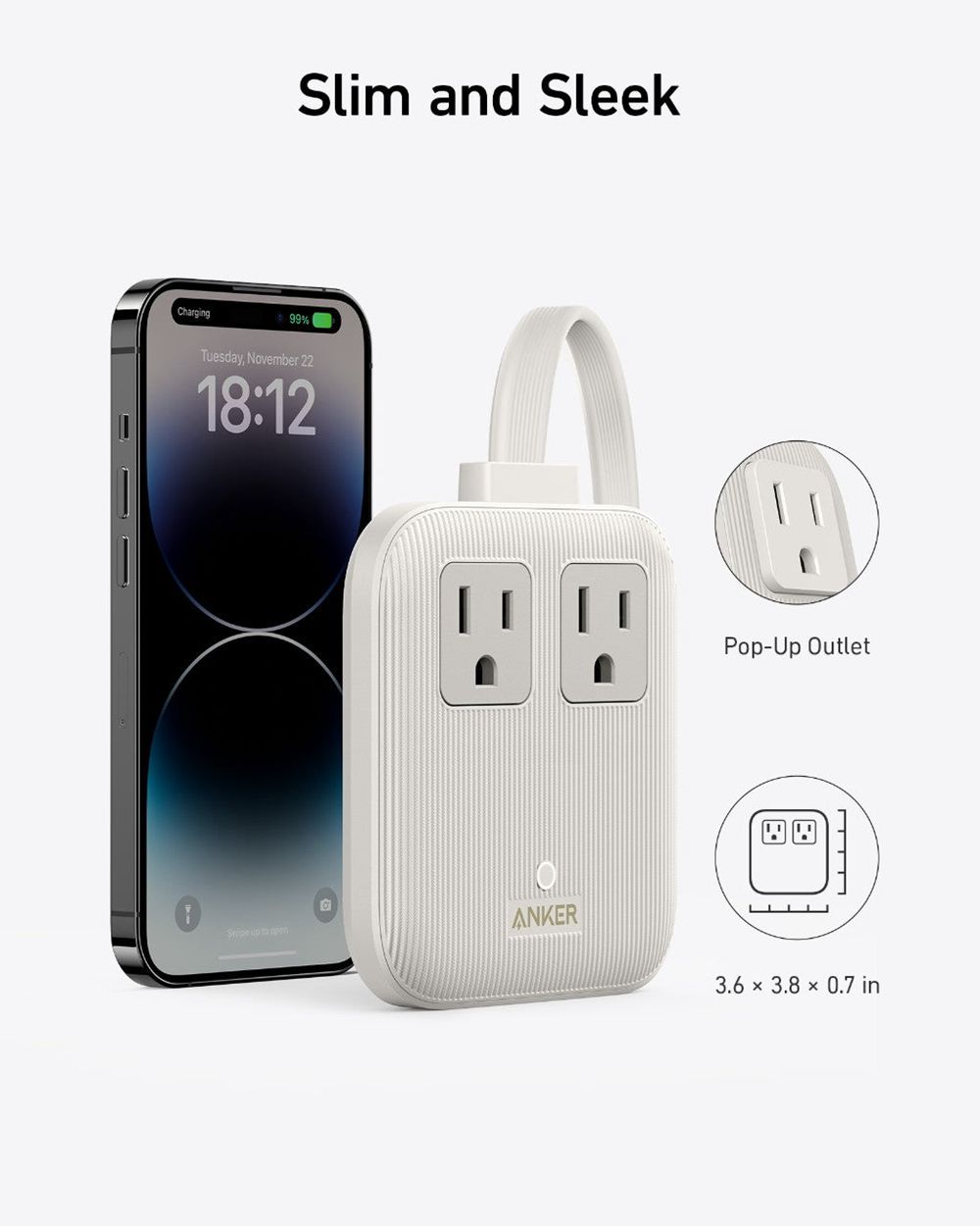Anker Nano Charging Station (6-in-1 67W) Blancos | Mexico RAZ692715