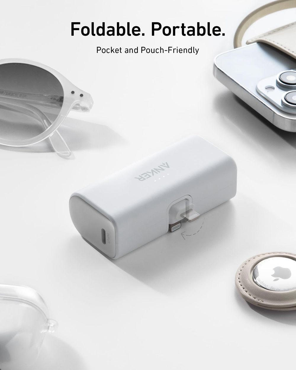 Anker Nano Power Bank (12W Built-In Lightning Connector) Blancos | Mexico GFS352061