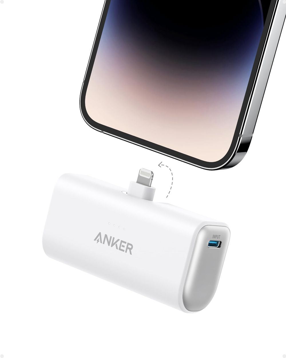 Anker Nano Power Bank (12W Built-In Lightning Connector) Blancos | Mexico GFS352061