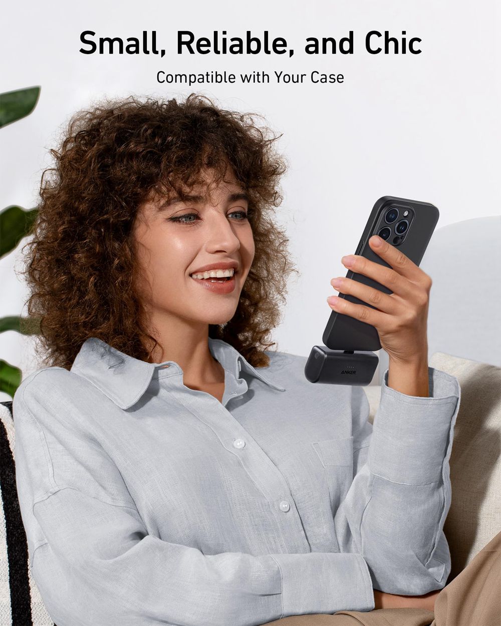 Anker Nano Power Bank (22.5W Built-In USB-C Connector) Negros | Mexico QHX602897