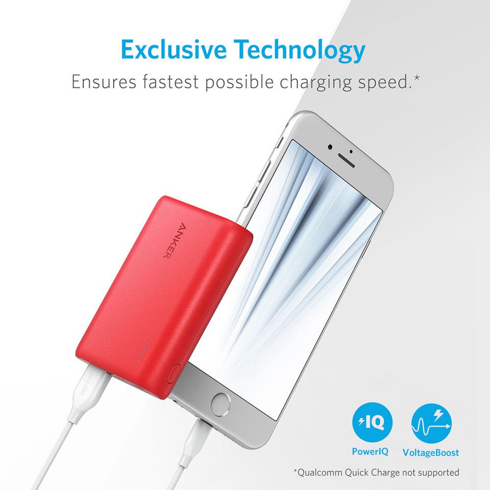 Anker Nano Power Bank (30W Built-In USB-C Cable) Rojos | Mexico XYS906854
