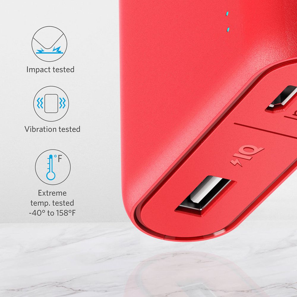 Anker Nano Power Bank (30W Built-In USB-C Cable) Rojos | Mexico XYS906854