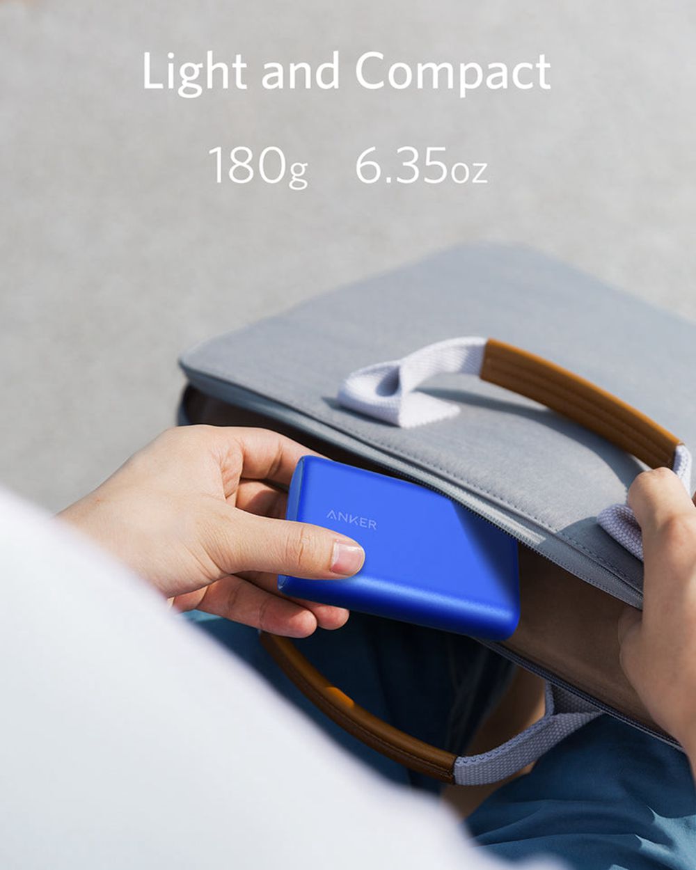 Anker Nano Power Bank (30W Built-In USB-C Cable) Azules | Mexico DWT520861