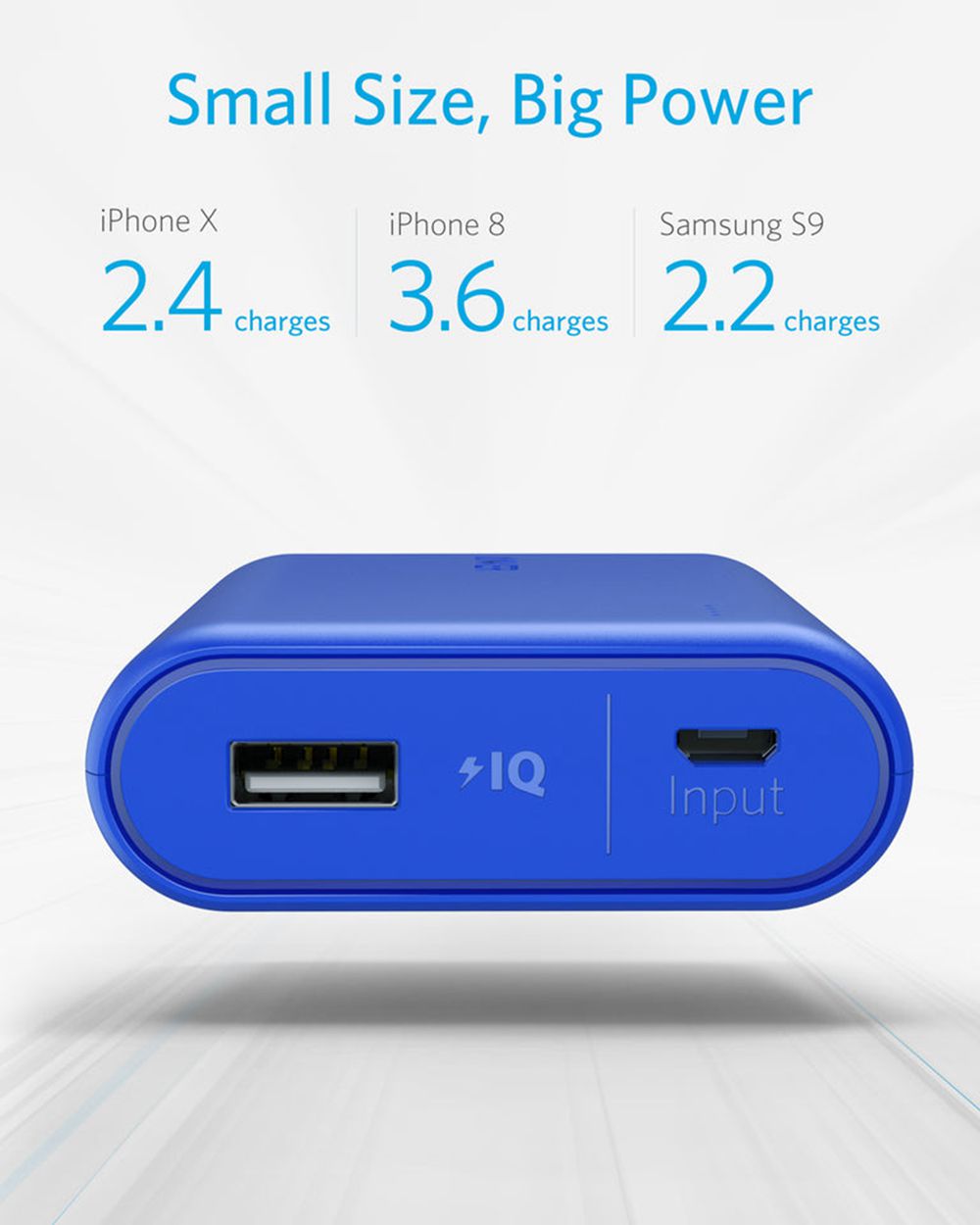Anker Nano Power Bank (30W Built-In USB-C Cable) Azules | Mexico DWT520861