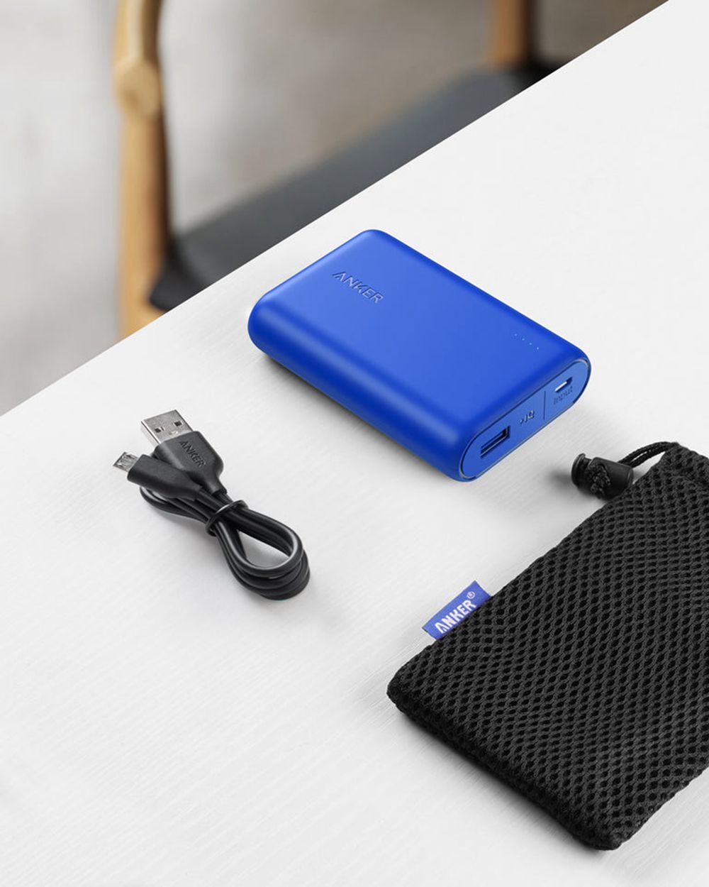 Anker Nano Power Bank (30W Built-In USB-C Cable) Azules | Mexico DWT520861