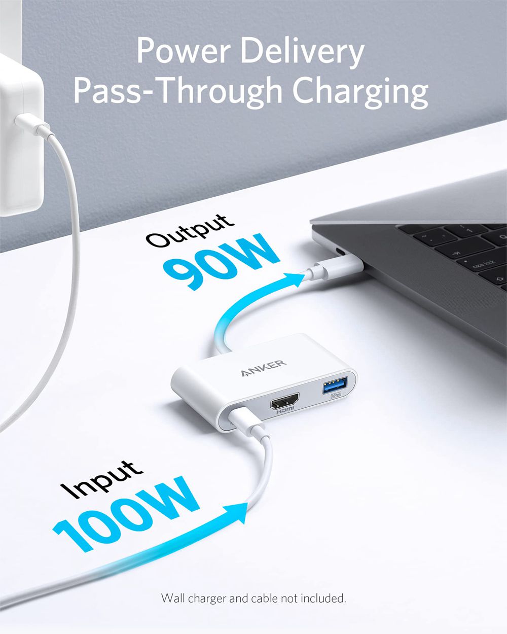 Anker PowerExpand 3-in-1 USB-C PD Hub Blancos | Mexico BKD157230