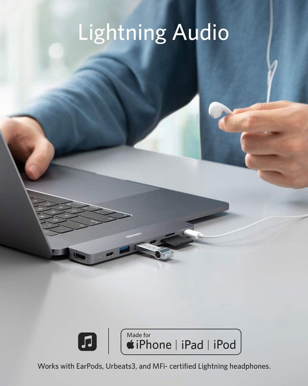 Anker PowerExpand Direct 8-in-2 USB-C PD Media Hub Plateados | Mexico DJW906278