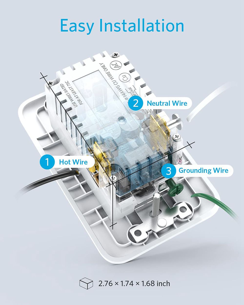 Anker PowerExtend USB-C Wall Outlet Blancos | Mexico KMU518740