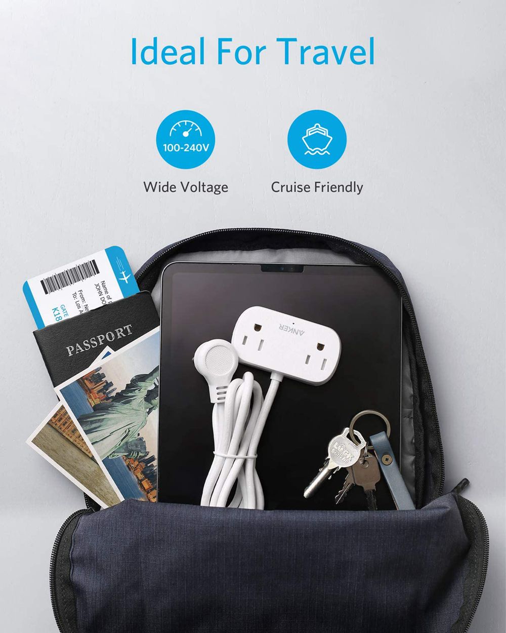 Anker PowerExtend USB 2 mini Blancos | Mexico HDV208493