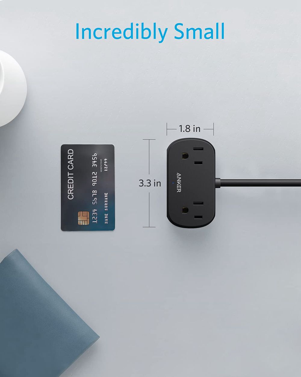 Anker PowerExtend USB 2 mini Negros | Mexico AND384592