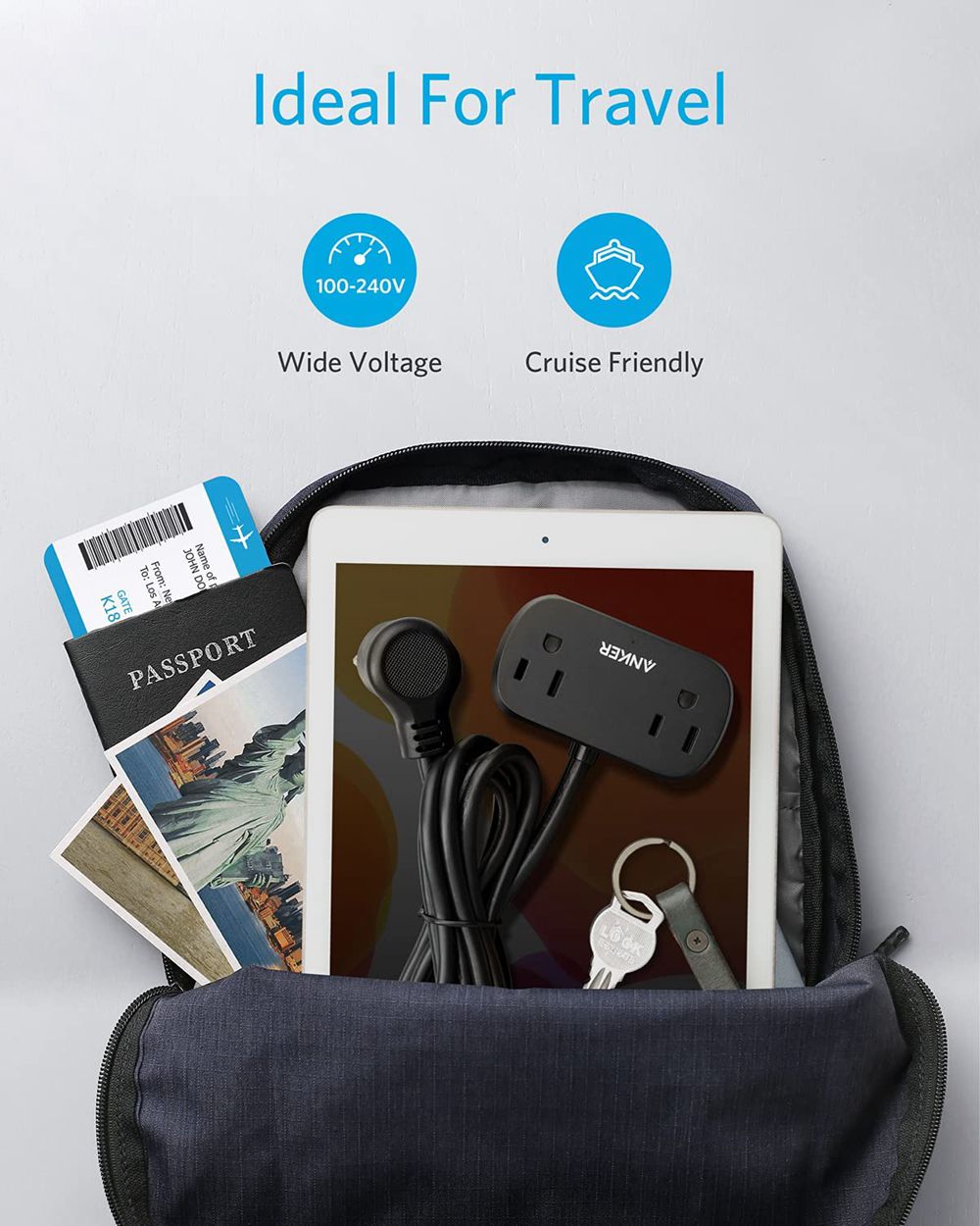 Anker PowerExtend USB 2 mini Negros | Mexico AND384592