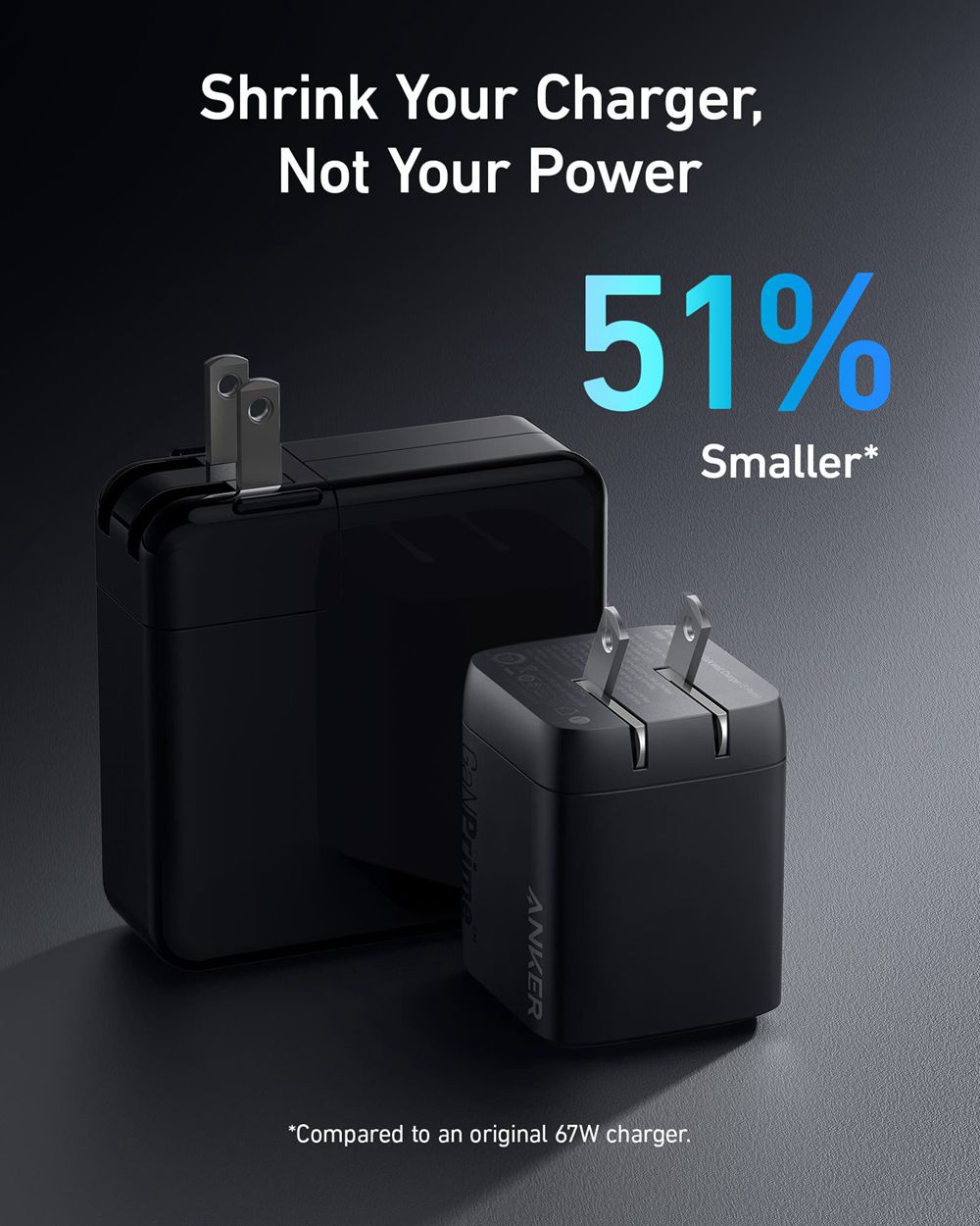 Anker Prime 67W GaN Wall Charger (3 Ports) Negros | Mexico SKE471639