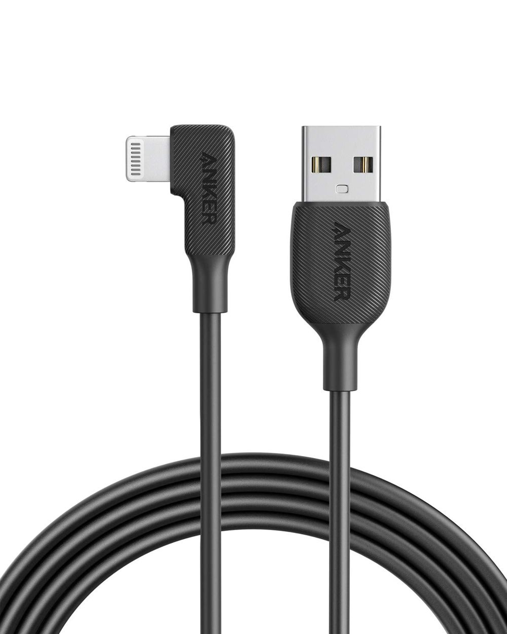 Anker USB-A to 90 Degree Lightning Cable (3 ft / 6 ft) Negros | Mexico ODJ945328