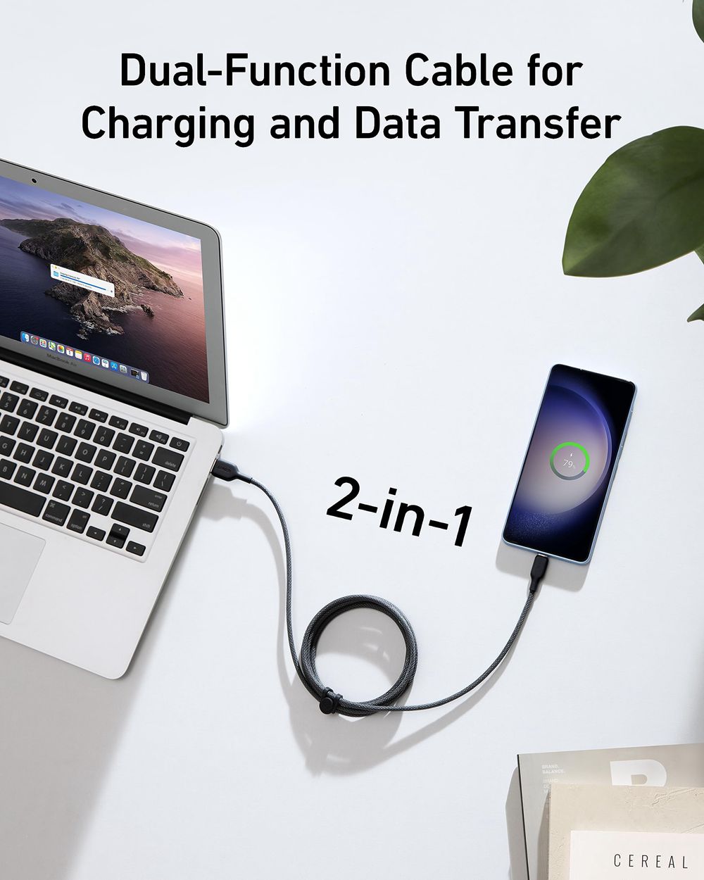 Anker USB-A to USB-C Cable (6 ft Bio-Briaded 2-Pack) Negros | Mexico JCZ409683