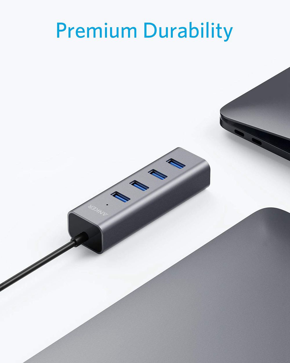 Anker USB-C to 4-Port USB 3.0 Hub Negros | Mexico HEA817509