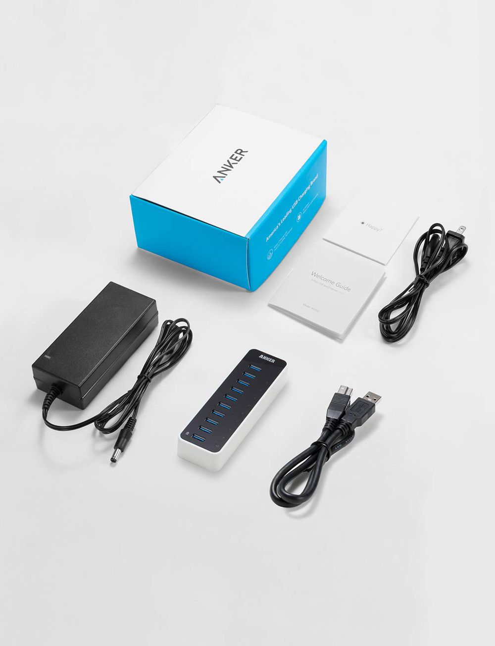 Anker USB 3.0 SuperSpeed 10-Port Hub Negros | Mexico VMJ057842